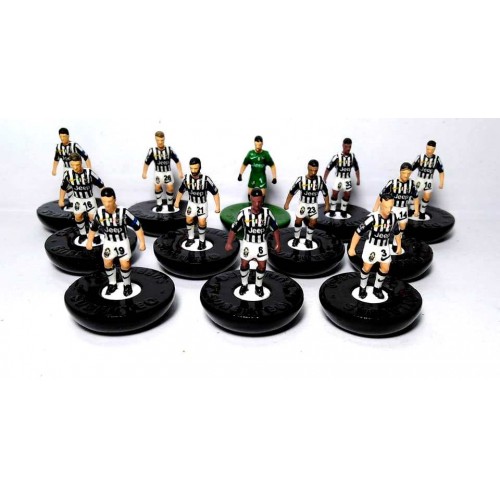 Subbuteo Andrew Table Soccer Juventus 2014-2015 Champions League on Classic Hasbro Bases